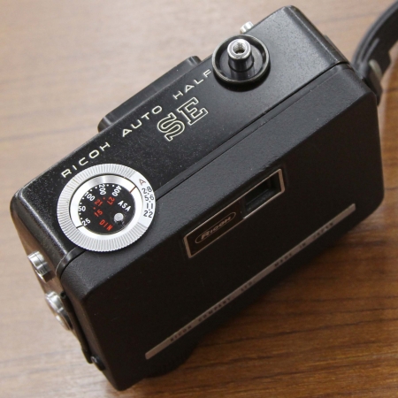 873247 撮影可 リコー オートハーフ E 青メタリック autohalf m873247