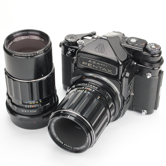 チャンプカメラ ペンタックス(PENTAX) 6x7 TTL 135mmF4 200mmF4 デジタルカメラ,中古カメラ,レンズ